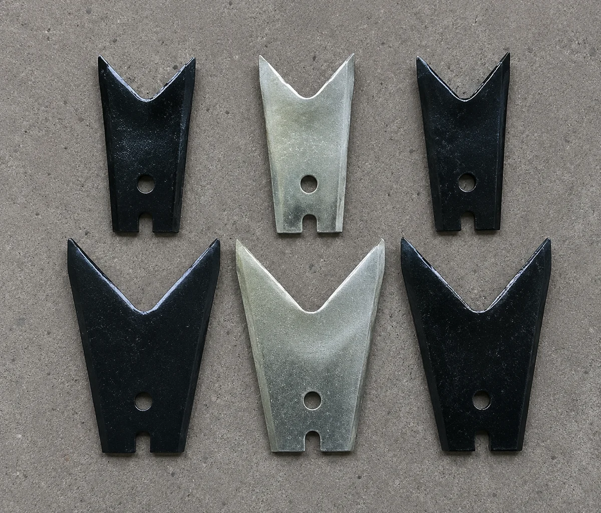Advanced multi-gob carbide shear blades for glass manufacturing