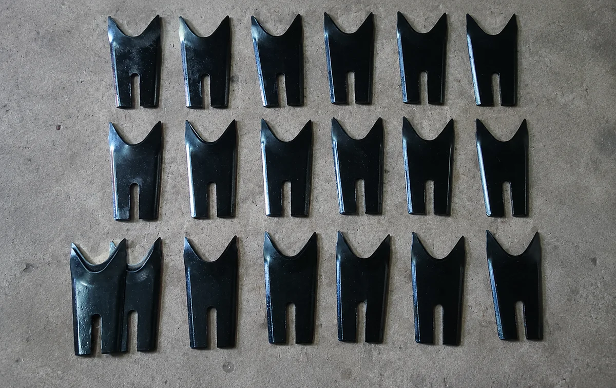 High-precision tungsten carbide container glass shear blades